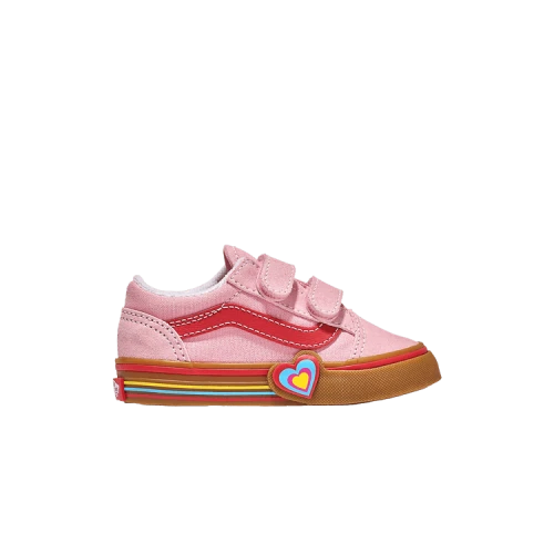 Vans Old Skool V Toddler 'Pink Heart'