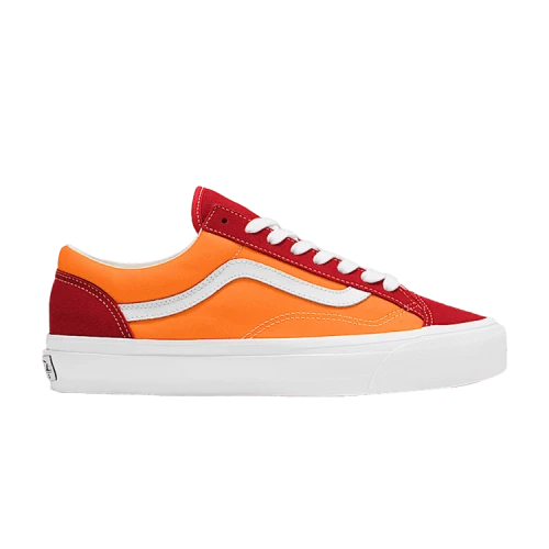 Vans Premium Old Skool Racing Red Oriole Orange