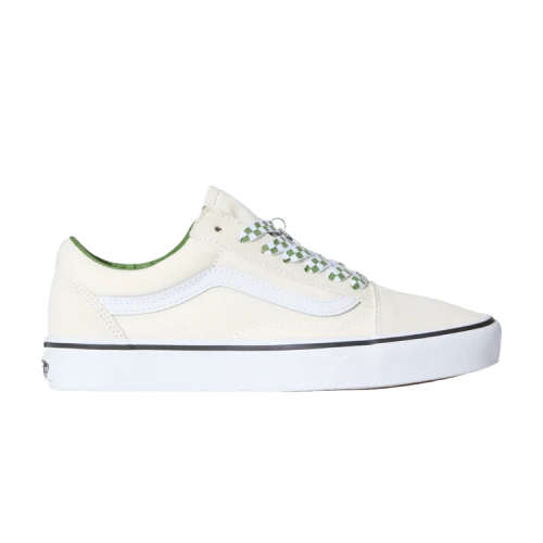 Vans Old Skool 'Checkerboard Lace - Marshmallow Green'