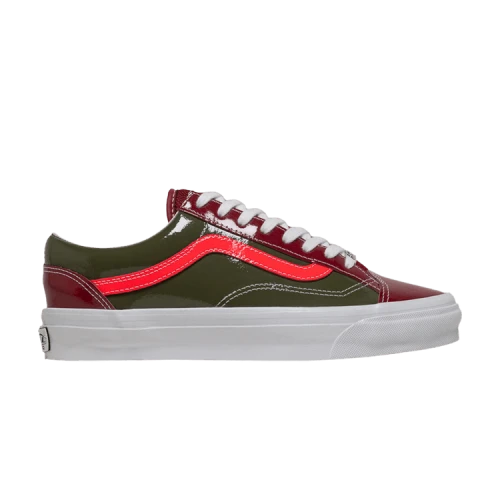 Vans LX Old Skool 36 'Patent Bordeaux Olive'