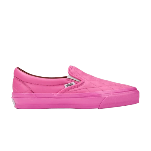 Vans LX Classic Slip-On 98 Quilted Leather Pink