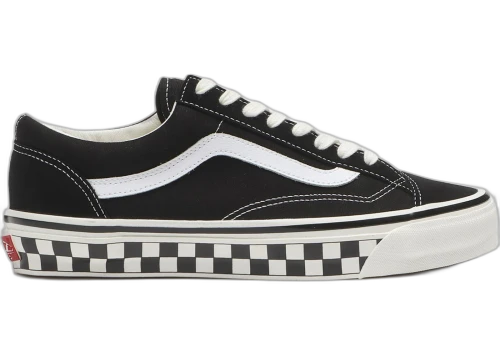 Vans Premium Old Skool 36 Checkerboard Sidewall Black