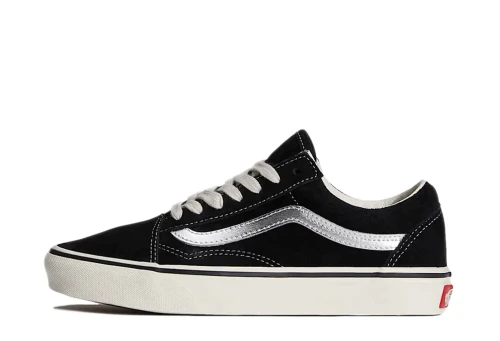 Vans Old Skool Metallic Sidestripe 'Black Silver' (2026)
