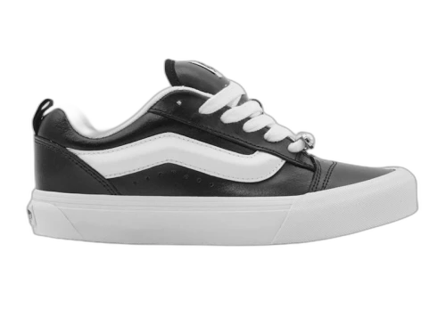 Vans Knu Skool Metallic Leather Black