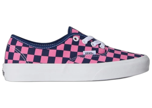 Vans Authentic Checkerboard Deep Indigo Blue Fizz Pink