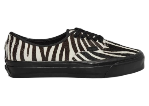 Vans Authentic 44 LX Life is Unfair Zebra Pony Hair