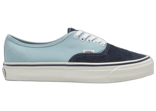 Vans Premium Authentic 44 Suede Canvas Dress Blue Aquatic Blue