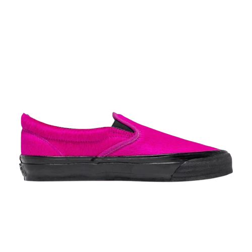 Vans Classic Premium Slip On 'Pony Hair Fuschia'