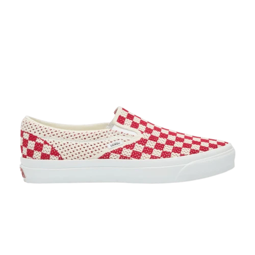 Vans LX Classic Slip-On 98 EK Checkerboard Red Marshmallow