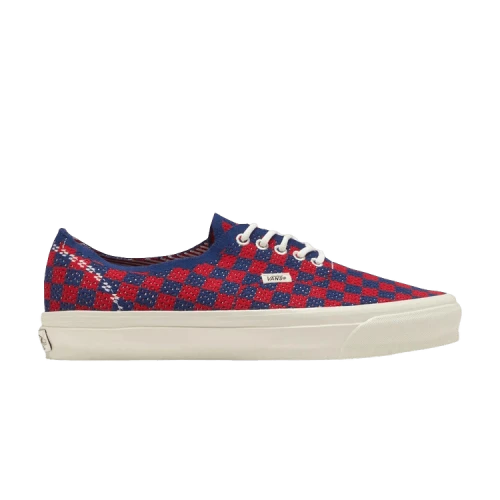 Vans LX Authentic 44 EK 'Punk Check Red Blue' Sample