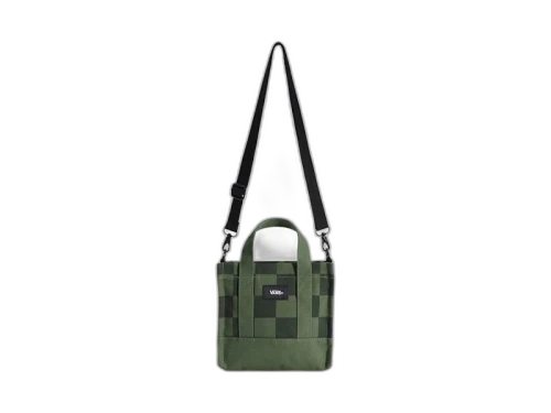 Vans Lil Pegs Tote Bag Checkerboard Pine Forest Green