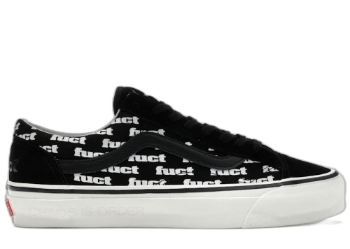 Vans Old Skool Reissue 36 LX FUCT x Slam Jam Black Marshmallow