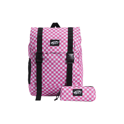 Vans Utility Checkerboard Backpack 'Fizz Pink'