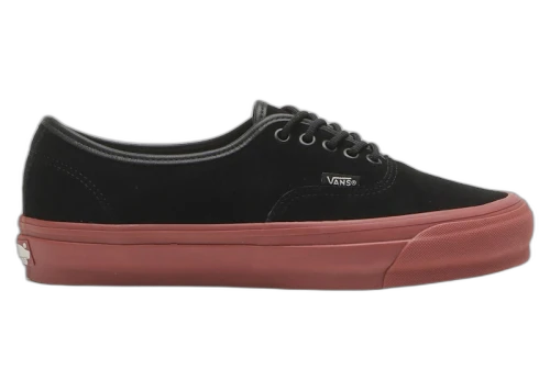 Vans OTW Authentic 44 Siped Vibram Platinum Suede Black Red Ochre