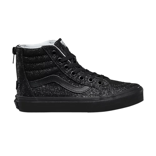 Vans Sk8-Hi Zip Kids 'Shimmer - Black'