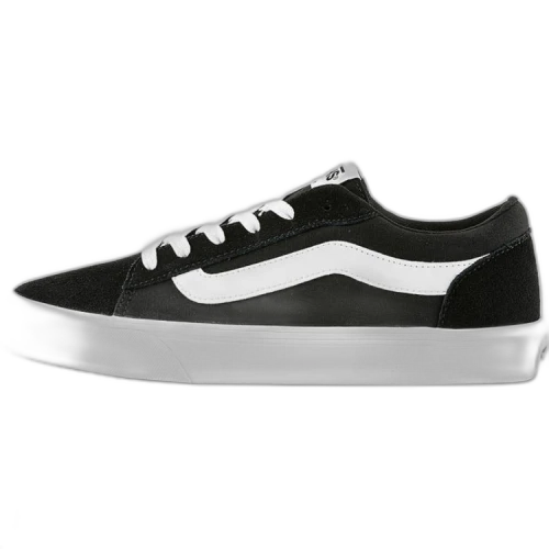 Vans Vero LS Suede Canvas Black White