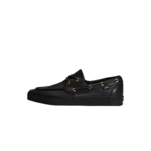 Vans 2-Eyelet Boat Shoe Leather Black