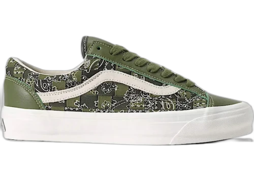 Vans Premium Old Skool 36 Bandana Green Balsam