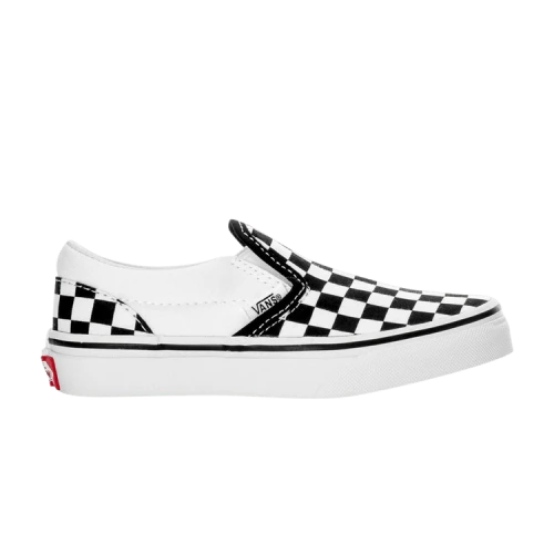 Vans Slip-On Little Kids 'Checkerboard Black White'