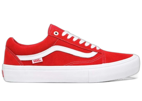 Vans Old Skool Pro Suede Suede Red White