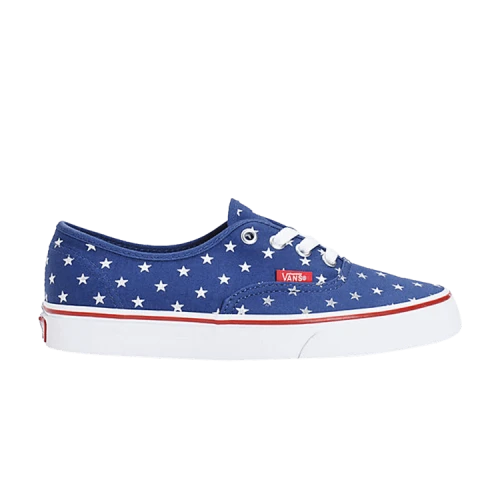 Vans Authentic Studded Stars Red Blue