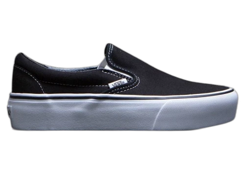 Vans Classic Slip-On Platform Black (Women's)