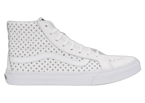 Vans Sk8-Hi Slim Perf Stars White (Women's)