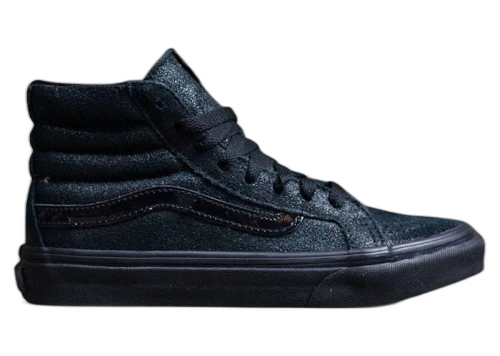 Vans Sk8-Hi Slim Patent Crackle Black (Women's)