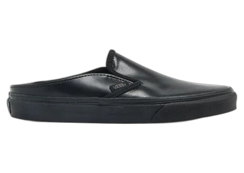 Vans Classic Slip-On Mule Leather Black (Women's)