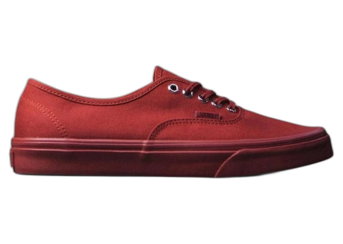 Vans Authentic Primary Mono Red Silver
