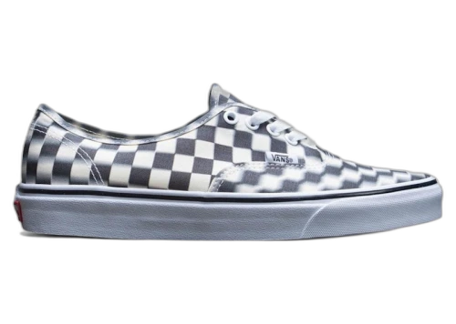 Vans Authentic Blur Checkboard Black White