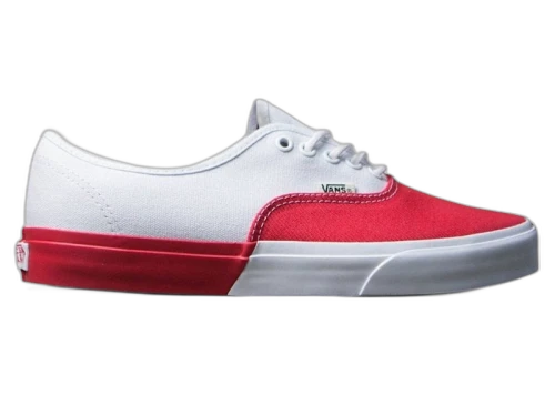 Vans Authentic DX Blocked White Racing Red