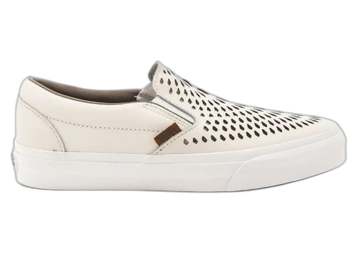 Vans Classic Slip-On DX Turtledove Havana Perforated Leather