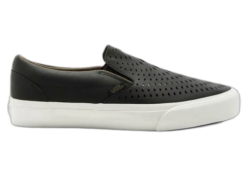 Vans Classic Slip-On DX Black Havana Perforated Leather