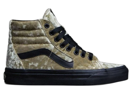 Vans Sk8-Hi Brown Tan Velvet (Women's)