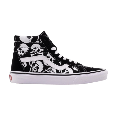 Vans Sk8-Hi Skulls Black White (2018)