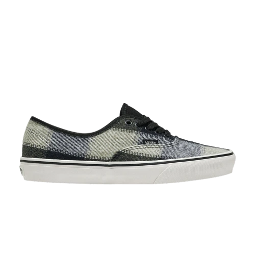 Vans Authentic 'Brushed Plaid - Olive Green Black'