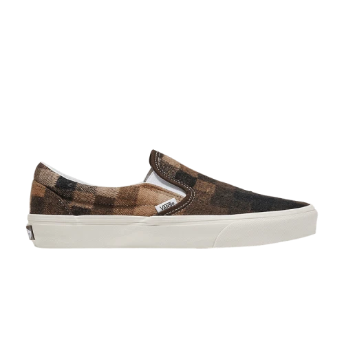 Vans Classic Slip-On 'Checkerboard Sweater - Brown'
