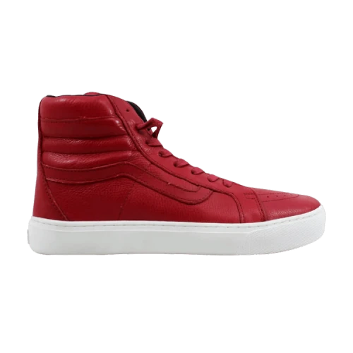 Vans Sk8 Hi Cup Red Leather