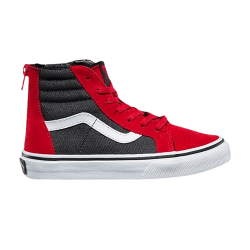 Vans Sk8-Hi Zip Kids 'Suiting - Racing Red'