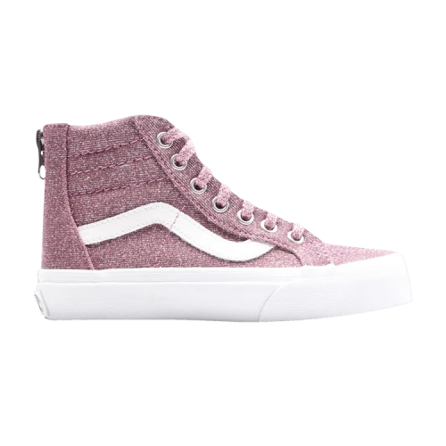 Vans Sk8-Hi Zip Kids 'Lurex Glitter - Pink'