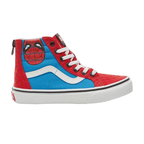Vans Marvel x SK8-Hi Zip Kids 'Spiderman'