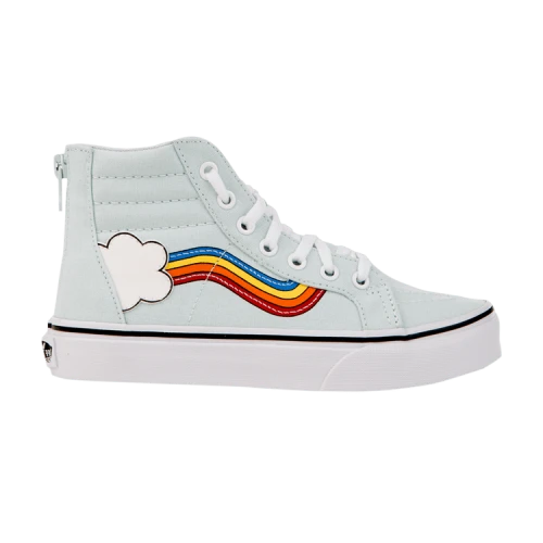 Vans Sk8-Hi Zip Kids 'Rainbow Sidestripe'