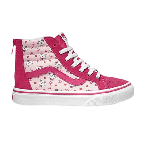 Vans Sk8-Hi Zip Kids 'Ditsy Kitty'