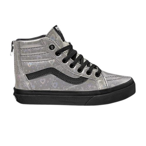Vans Sk8-Hi Zip Kids 'Holo Hearts'