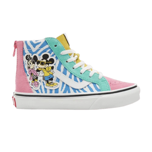 Vans Disney x Sk8-Hi Zip Kids '80s Mickey'