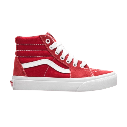 Vans Sk8-Hi Kids 'Varsity Canvas - Racing Red'