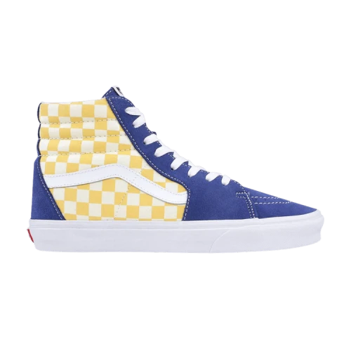Vans Sk8-Hi Kids 'BMX Checkerboard - True Blue Yellow'