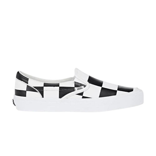 Vans Barneys New York x Classic Slip-On Kids 'Checker - White Black'
