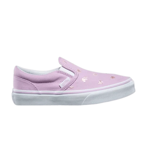 Vans Classic Slip-On Kids 'Charms - Orchid Bouquet'